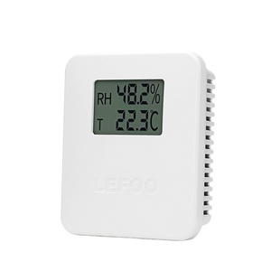 LEFOO-Sensor de temperatura y humedad para interiores, dispositivo transmisor de temperatura y humedad con pantalla LCD de tamaño estándar 86 - Product Image 1