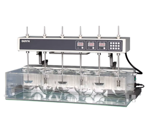 Probador de disolución de tabletas con bomba de magnetismo de laboratorio, 8 recipientes, con prueba automática y función de alarma automática - Product Image 1