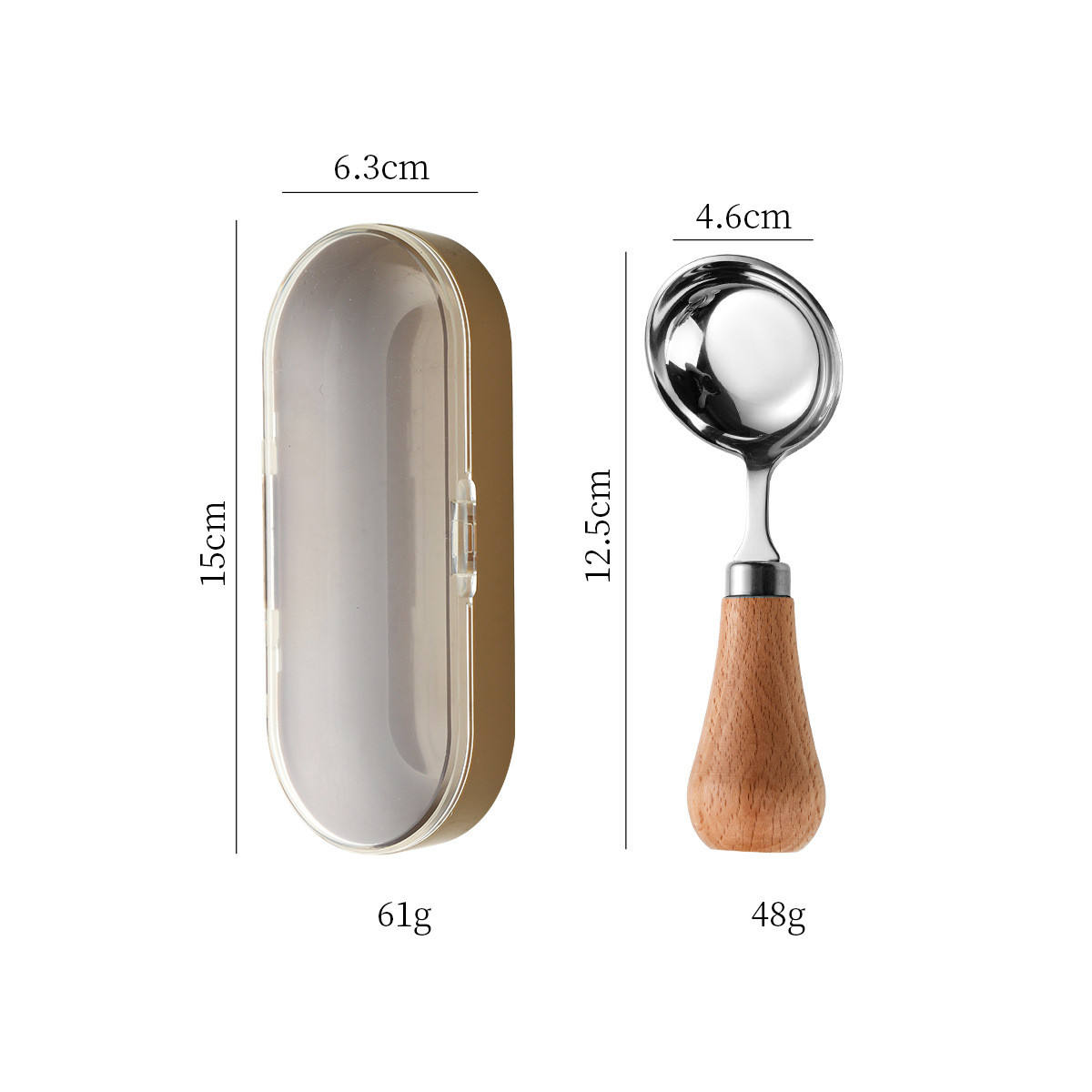 สีน้ำตาล+เงิน1 พร้อมเคส