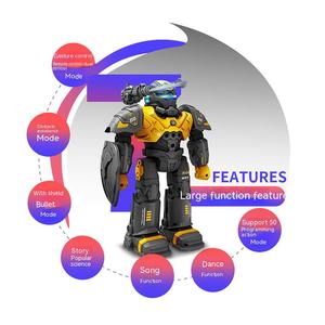 Robot de programación de inteligencia Artificial, Control remoto multifunción, juguete para caminar y disparar balas, juguete de Robot Musical - Product Image 4