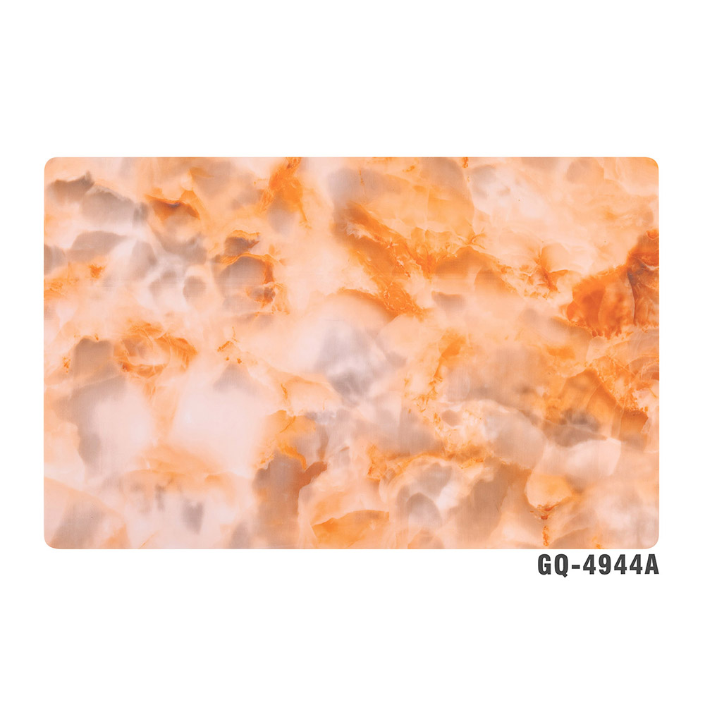 IUIU Fancy 45*30cm Easy Clean Natural PVC Gold Marble Table Mats