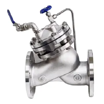 Válvula de controle remoto de água com esfera de aço inoxidável F745X-10C, fabricação de fábrica personalizada