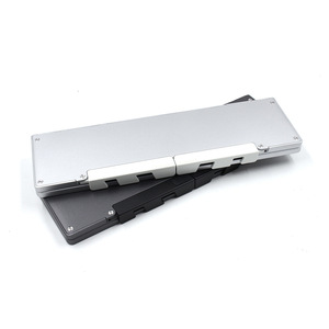 Keywin Slim Folding Bluetooth <strong>Keyboard</strong> 78-Key Potable Foldable Mini Bluetooth <strong>Keyboard</strong> with Phone Tablet Holder for Phone Tablet