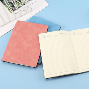 Cuaderno personalizado con planificadores de logotipos y cuadernos cuaderno de escritura personalizado 2025 diario barato Bloc de notas tamaño A5 cubierta de cuero PU