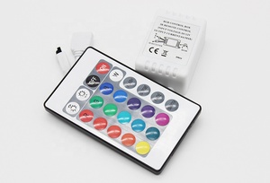Factory Wholesale Custom 1-24 Keys Mini <strong>Controller</strong> for Full RGB Dimming Color Light Changing IR DIY Smart Remote <strong>Controller</strong> - Product Image 4