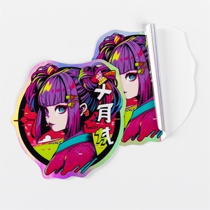 Benutzer definiertes gedrucktes Logo Wasserdichter Vinyl-UV-Schutz-Cartoon Benutzer definierter gestanzter Papier aufkleber - Product Image 3
