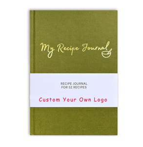 Diario de recetas personalizado, cuaderno de cocina familiar de tapa dura, haga su propia receta, diario, organizador, regalos de cocina - Product Image 2