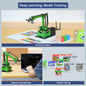 HiWonder JetMax ROSオープンソースPythonプログラミング電気ロボット玩具AIビジョンロボットアームワイヤレスコントローラ付き - Product Image 4