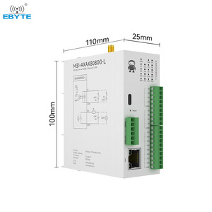 Ebyte M31-AXAX8080G-L制御および取得Modbus RTU制御LoRaホスト8DI + 8DO RJ45 RS485分散リモートIOモジュール - Product Image 2