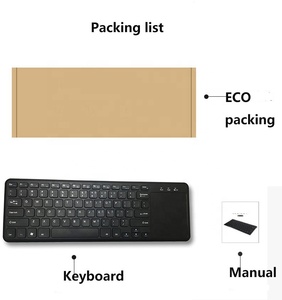 El más nuevo teclado táctil delgado para computadora 2,4G Mini teclado inalámbrico recargable con panel táctil 78 teclas para Ipad pro 12,9 pulgadas - Product Image 4