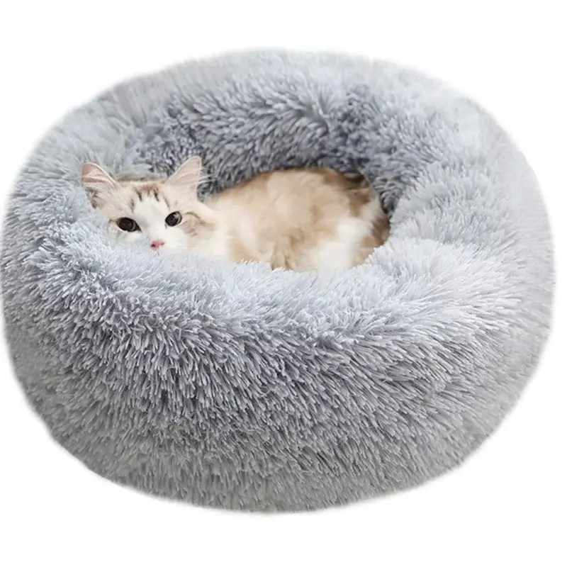 Skin-Friendly Anti-Anxiety Solid And Durable Fluffy Warm Basket Cushion For Pet Dog And Cat
