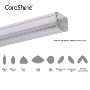 スポットトラックモジュールを備えた商用LEDリニア照明スーパーマーケットライト - Product Image 3