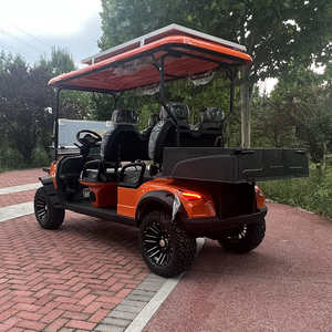 รถกอล์ฟออฟโรดไฟฟ้าปรับแต่ง4-seater และรถเข็นล่าสัตว์สามารถขนส่งสินค้าบนท้องถนนได้อย่างถูกกฎหมาย