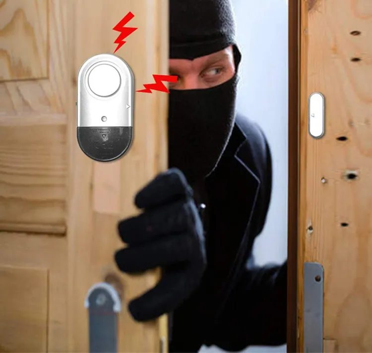 Alarma magnética inalámbrica para puerta y ventana, Sensor de seguridad para casa y piscina para niños, 125dB