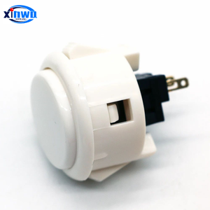 SANWA obsf ปุ่มกดพลาสติก30มม. 24มม. ของแท้จากญี่ปุ่นสำหรับ PS4 PC สำหรับ Xbox hitbox คอนโทรลเลอร์เกมจอยสติ๊กไม่ล่าช้า - Product Image 3