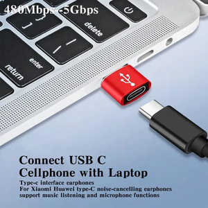 OTG通用串行总线C型母到通用串行总线A 3.0快速传输公适配器转换器电缆适配器