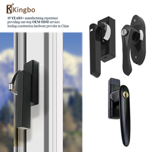 Janela Bloqueio Crescente Acessórios Deslizantes Porta Hardware Aparência Alumínio Faixa Moderna Meia Lua Gancho Liga de Zinco Cromo Inferior