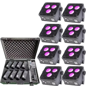 <span class=keywords><strong>3x18W</strong></span> Dj Uv Battery akülü düğün Uplight IR kablosuz kontrol <span class=keywords><strong>Led</strong></span> Par işık Dj disko olay için