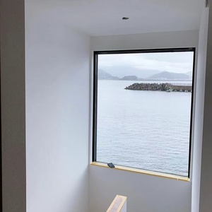 Finestra fissa dell'acciaio inossidabile per la finestra panoramica dal pavimento al soffitto di uso domestico con grande vista per la Villa della camera da letto dell'hotel - Product Image 2