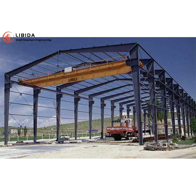 Modern Prefab Steel Structure Building Prefabricated Warehouse/Workshop/Aircraft Hangar/Office Construction