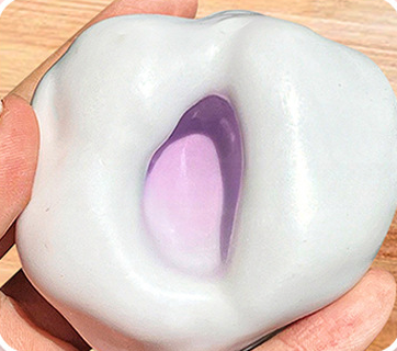 Pastel de arroz glutinoso morado-aguja de succión para entrega-4cm