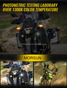 MorSun Motor kir bisiklet Emark onaylı LED sinyal lambası EXC için 125 200 250 EXC Duke 390 690 Led Binker gösterge ışığı - Product Image 6