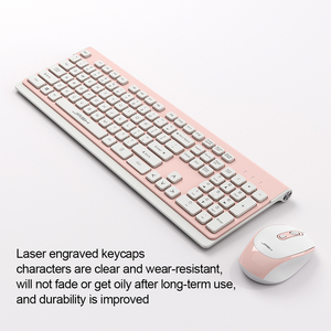 Teclado silencioso de perfil bajo para PC Tecla completa 104 Tecla 2,4G Teclado inalámbrico personalizado - Product Image 5