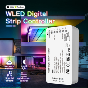 Hot Gledopto GL-C-008WL ESP8266 WLED digitale led strip controller DC5 ~ 24V max 10A uscita max 800 ICs - Product Image 6