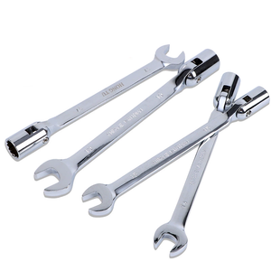 多功能14毫米一开端组合扳手手动工具柔性头1/4 ”套筒扳手 - Product Image 1