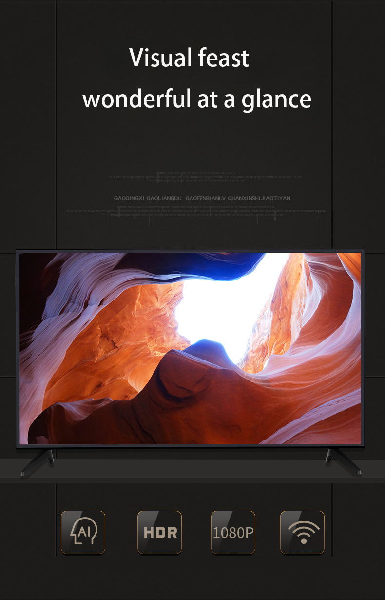 Télévision LCD intelligente HD, 32 "/42", 1 pièce, prix d'usine, haute qualité