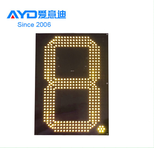 24 pollici di grandi dimensioni RF telecomando 7 segmento Display LED scheda cifra per parcheggio stazione di benzina LED segno di prezzo dello schermo - Product Image 1