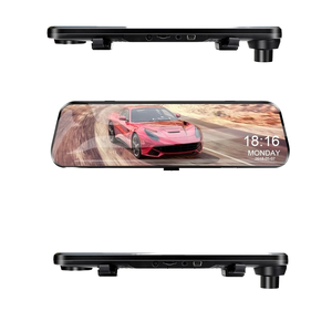 Cámara de salpicadero de 10 pulgadas, pantalla táctil, 1080p FHD, espejo dual para vehículo, grabadora de vídeo para coche, cámara de marcha atrás con función de grabación - Product Image 3