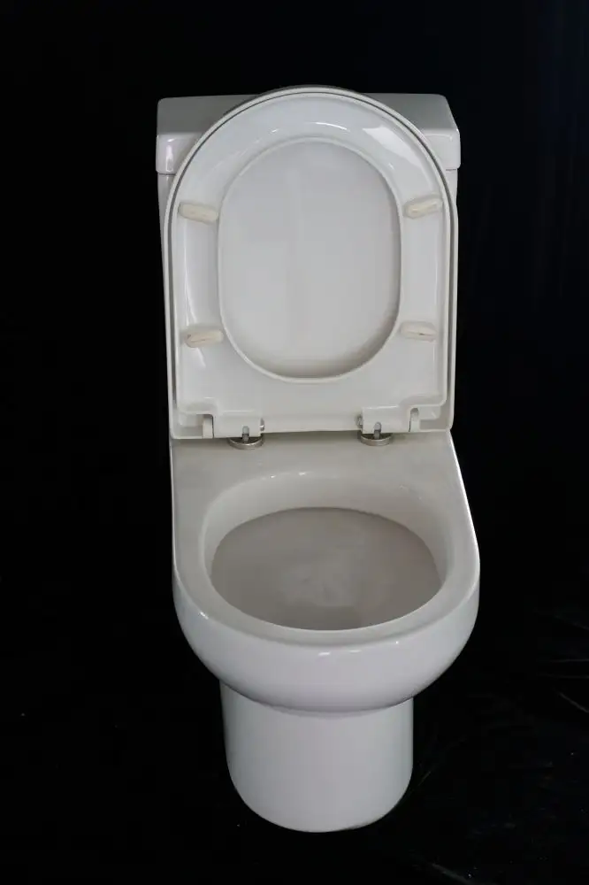 Support en gros Prévention des odeurs ménagères Céramique Petite unité Siphon Type Deux pièces Toilette à chasse d'eau
