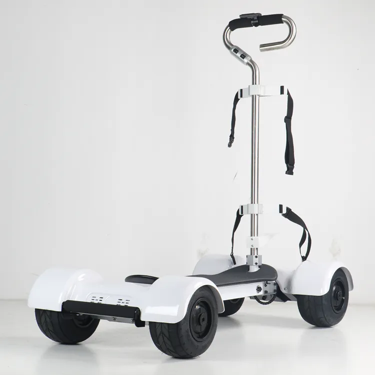 Diseño moderno 4 ruedas 60V batería de litio de pie con bolsa de golf coche clásico carrito de golf eléctrico scooter de movilidad