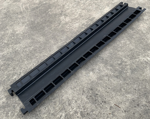 ブラックワンチャンネルケーブルカバーラバーケーブルプロテクターランプ