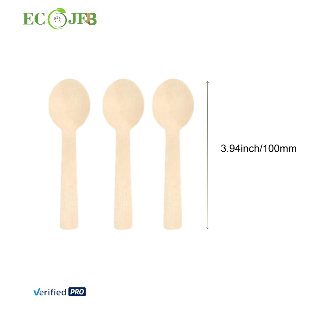3.94inch/100mm wooden spoon