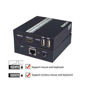 HD-MI usb kvm Extender über IP/TCP UTP CAT5e/6 Rj45 LAN Netzwerk HD-MI Maus und Tastatur Extender HD-MI USB Splitter DC12V - Product Image 4