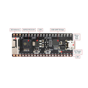 ESP32-PICO-KIT ESP32 tools dev kit Development Board basierend auf ESP32-PICO-D4 chip mit header connector geeignet esp32 modul - Product Image 3