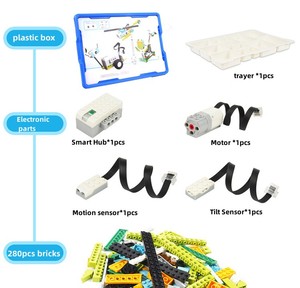 Robot Stem eğitici oyuncaklar Wedo 2.0 okul öğrencileri üst çocuk öğrenme yapı taşları kutusu eğitim robotik kiti wedo 2.0 - Product Image 3