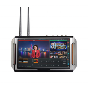 现场演播室Pad 8通道触摸屏NDI视频切换器，带SDI PTZ摄像机DDR移动流输入现场制作切换器