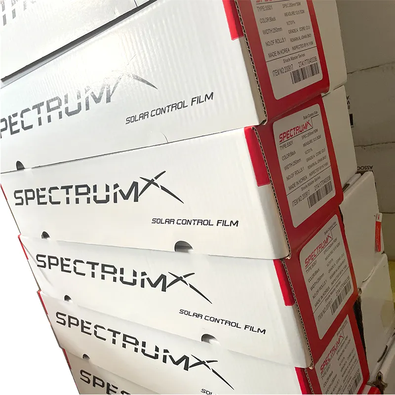 Spectrum X2プライナノカーボンカービルディングホームウィンドウティント1.52M * 30M/ロールカスタマイズロゴ自己粘着性カーティントウィンドウフィルム