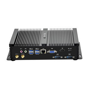 Mini PC sans ventilateur KINGDEL, processeur i7 8e génération, 16 Go de DDR4 + 256 Go de SSD NVMe, double sortie 4K (HD+VGA), 2xRS232, usage industriel, stock américain - Product Image 2