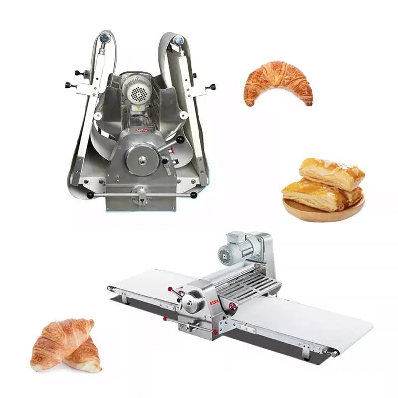 Supporto da pavimento 12 pollici Plc commerciale panetteria automatica Tortilla biscotto prezzo sfogliatrice sopra il bancone