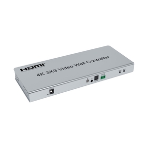 Controlador de pared de VIDEO 4K HDMI Salida HDMI 3x3 y 1 entrada para pantalla de empalme de 9 TV