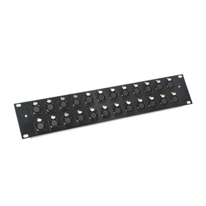 麦克风信号柜配线架2U 24路公母XLR接线板 - Product Image 4