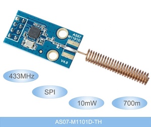 433MHz CC1101 Drahtloses HF-Modul SPI Drahtloses Daten-Transceiver-Modul HF 10mW Sender und Empfänger mit Feder antenne