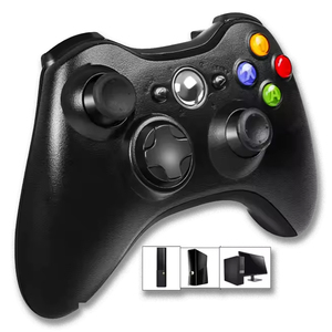 2.4Gワイヤレス交換ゲームパッドジョイスティック振動モーターUSBレシーバーXbox 360 Xbox360スリムPC用リモートジョイパッド - Product Image 1