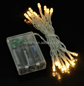 Caja de batería al por mayor de fábrica, cadena de luz <span class=keywords><strong>LED</strong></span>, control remoto, cadena de luz de color, caja de batería impermeable, cadena de luz