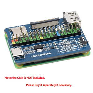 Geliştirme kurulu Nano taban tahtası (A) ahududu PI CM4 bilgi işlem modülü için uygundur 4 Lite/eMMC USB2.0 MIPI CSI-2