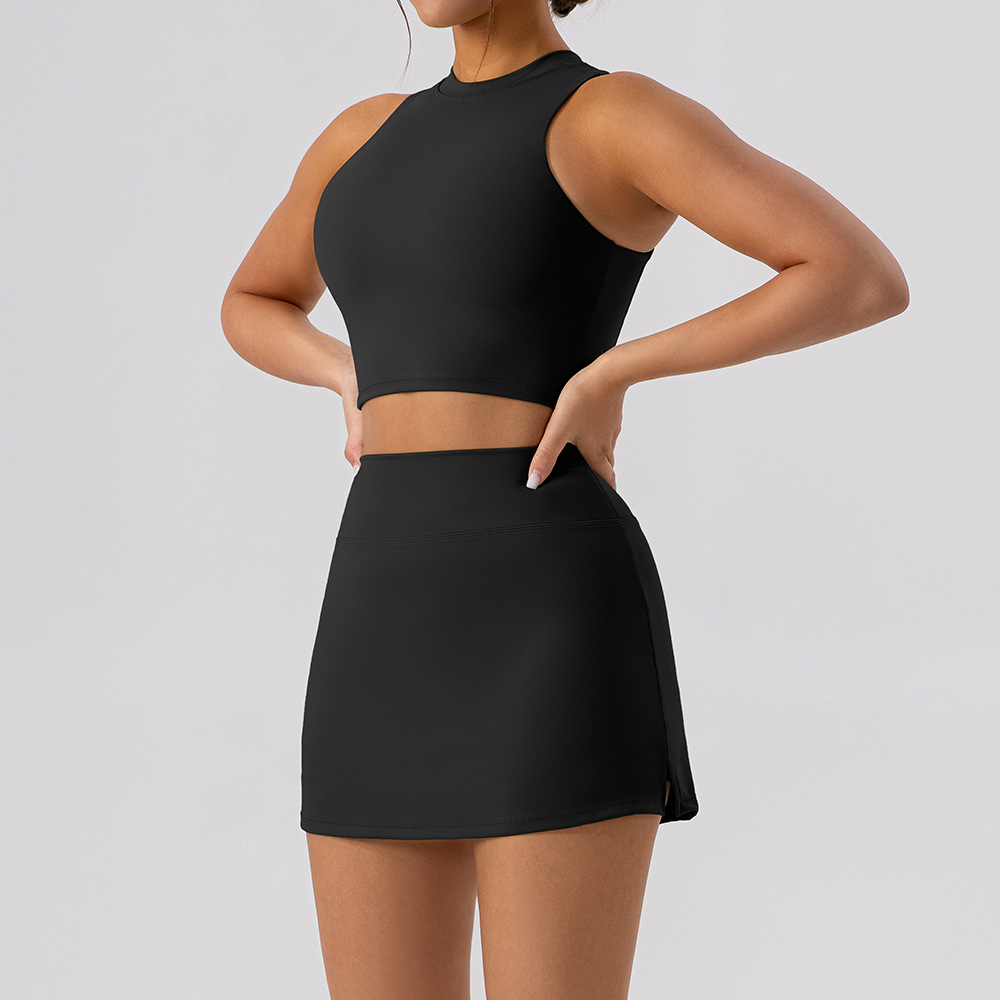 Tailleur jupe.- Noir mystère